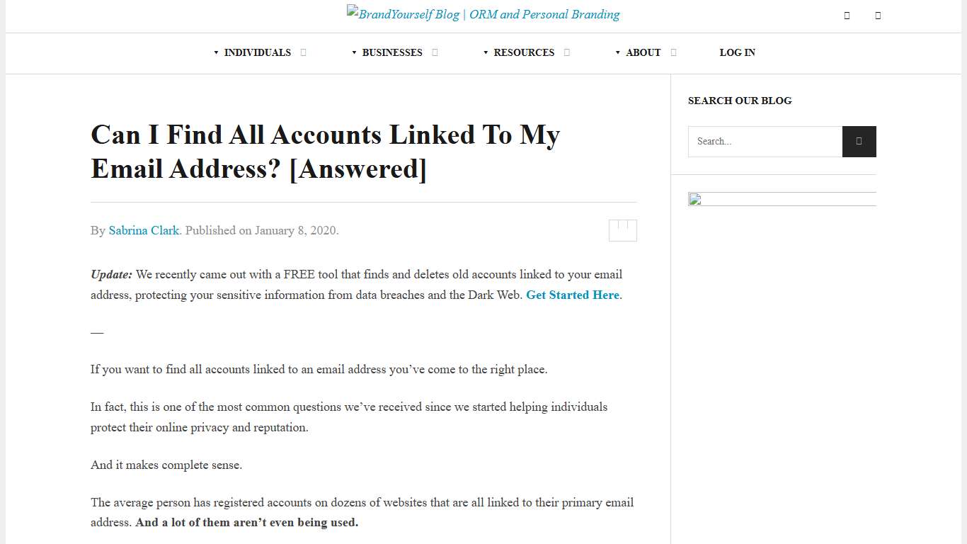 Can I Find All Accounts Linked To My Email Address? [Answered]