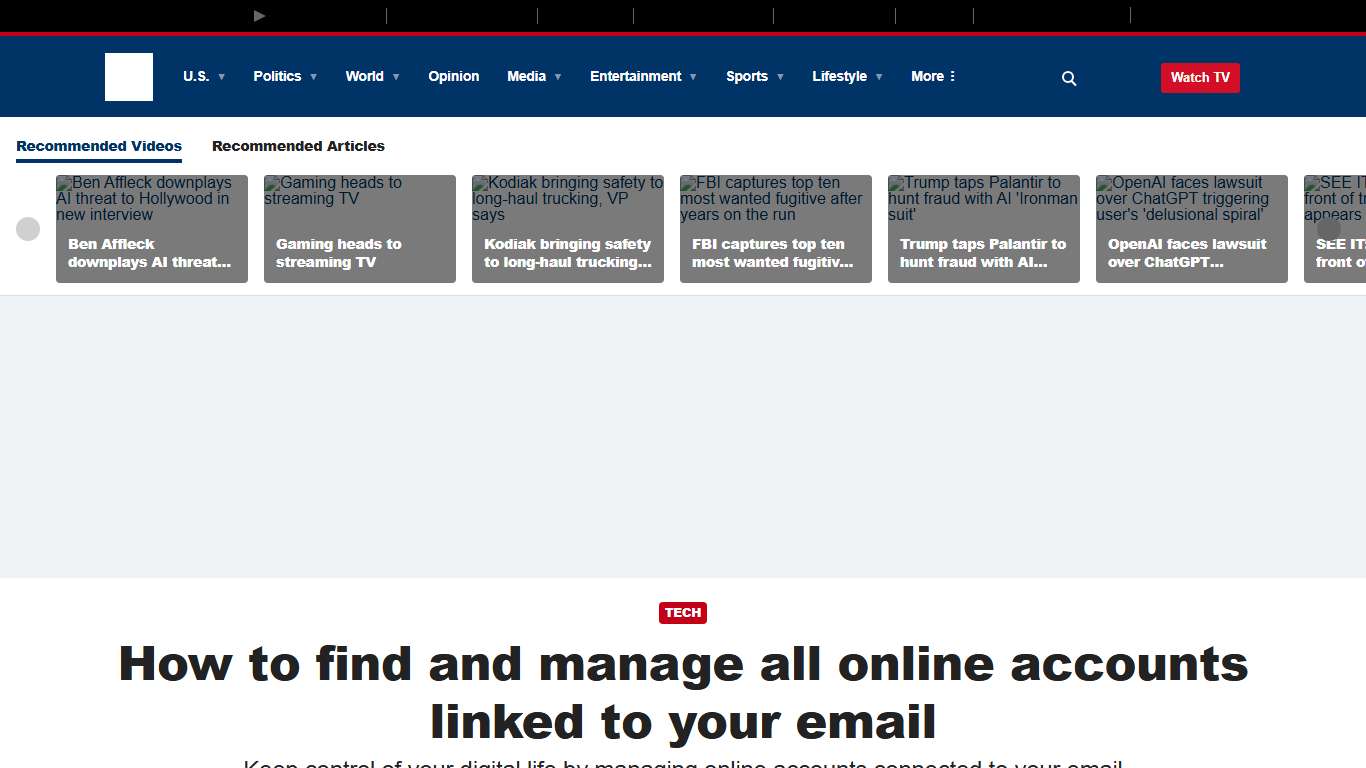 How to find and manage all online accounts linked to your email | Fox News